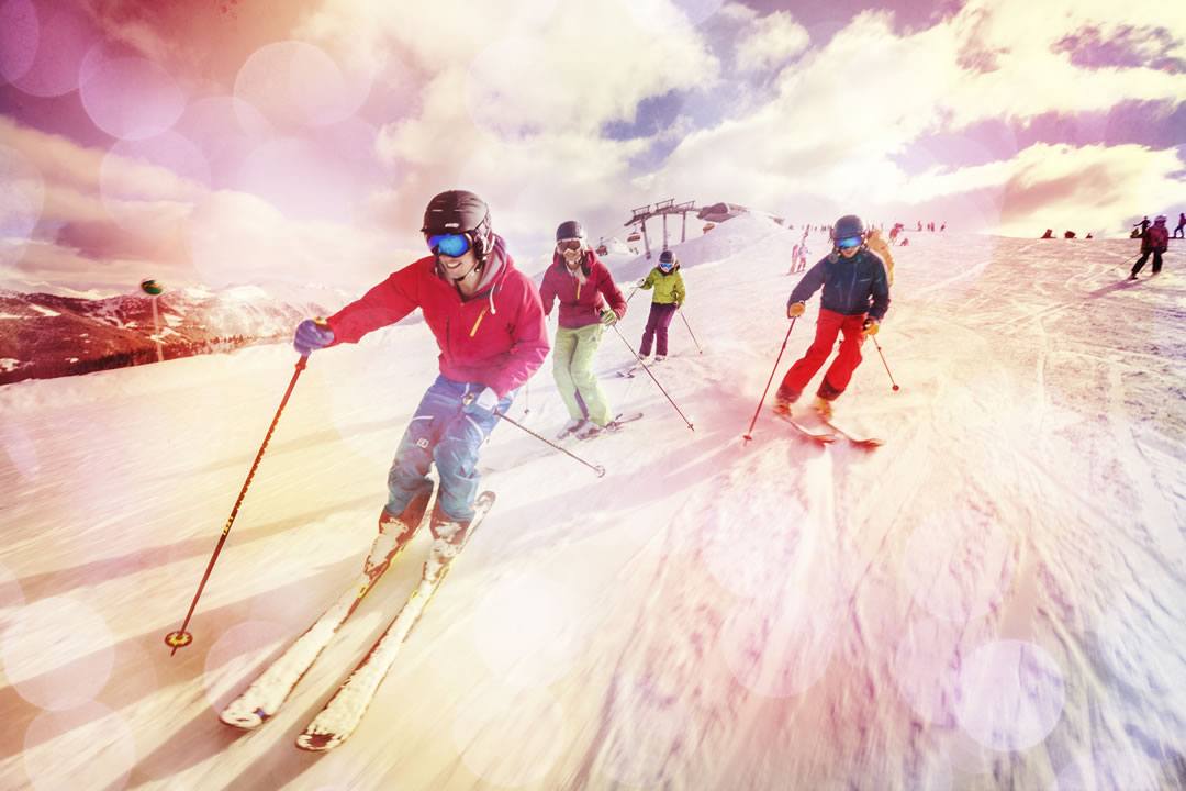 Perfekte Bedingungen zum Skifahren in der Salzburger Sportwelt