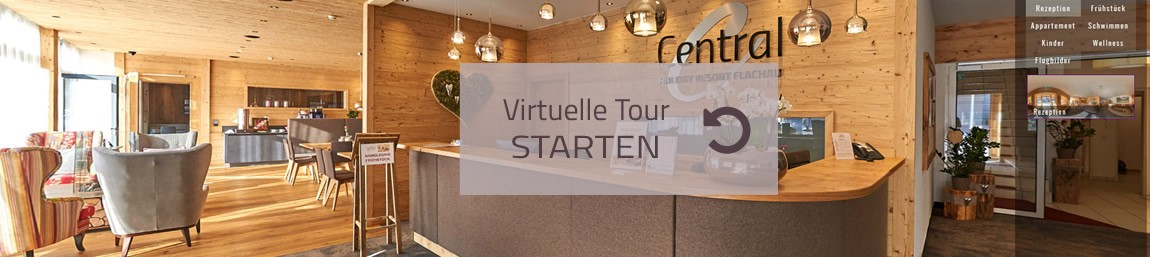 Virtuelle Tour Ferienanlage Central starten